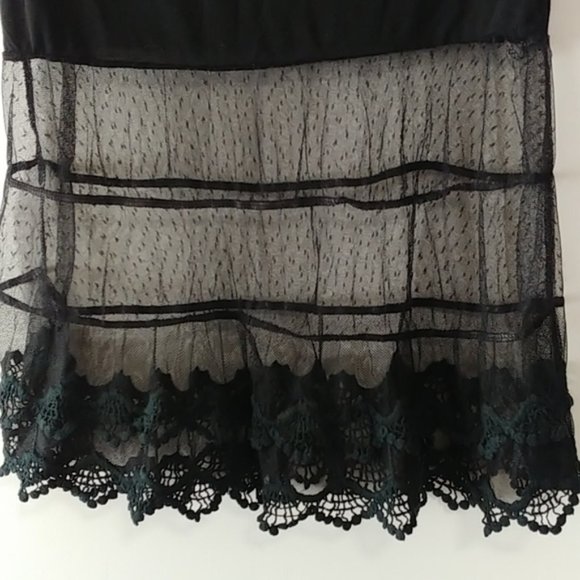 Mystree Boho Dress Extender Lace Layer Tank Cami Tunic Dress, Small - Picture 6 of 13